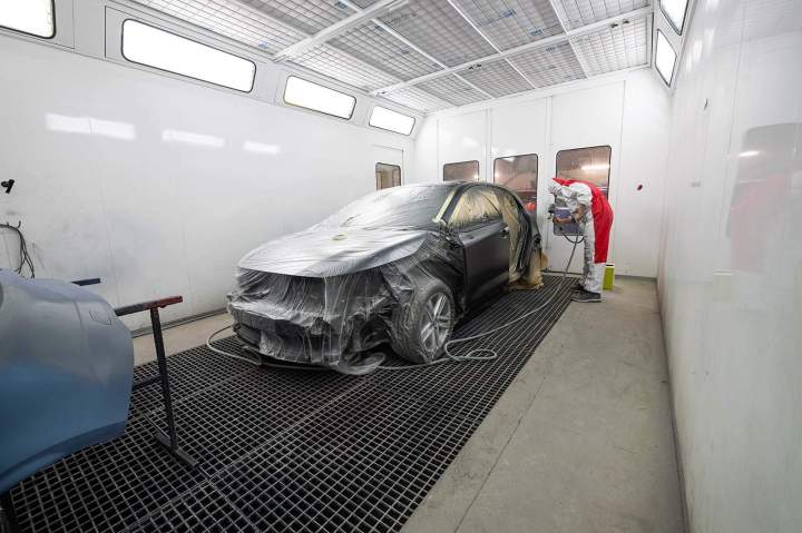 Travaux de carrosserie